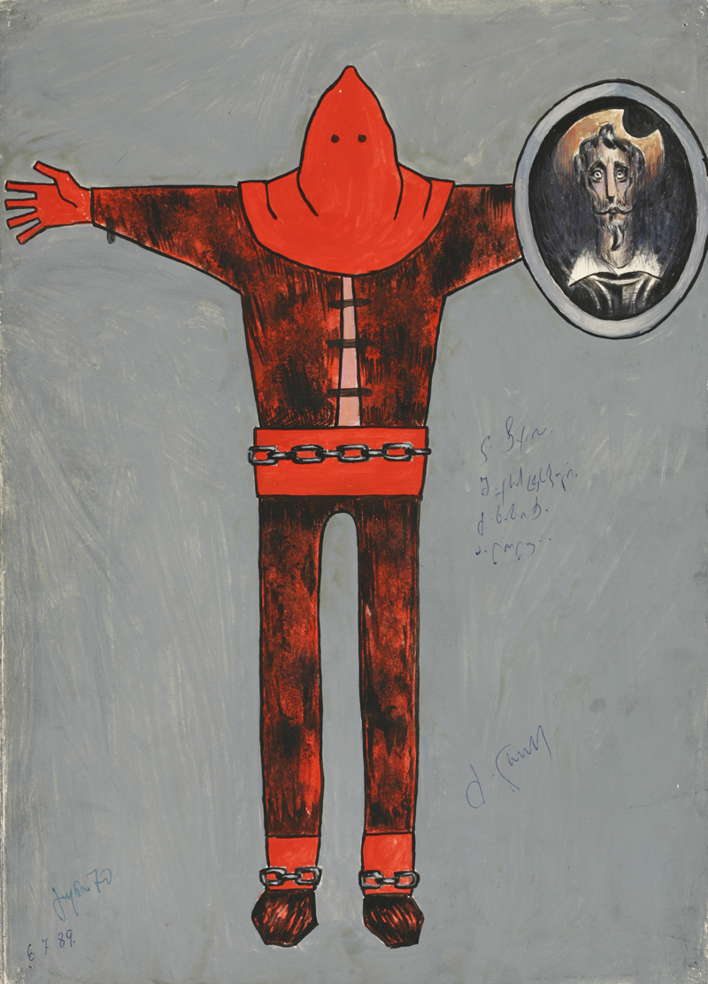 Gunia - D. Wasserman\'s, J. Derion\'s  “Man of La Mancha”, 1970. - Rustavi State Drama Theater (collection of Georgian State Museum of Theatre, Music, Cinema and Choreography)